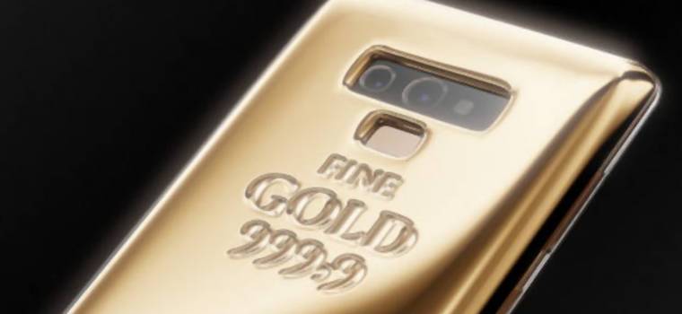 Samsung Galaxy Note 9 w obudowie ze szczerego złota. O ceny nawet nie pytajcie