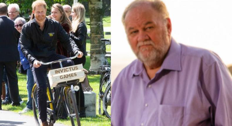 “All he does now is ride bicycle around – Meghan Markle’s father disappointed in son-in-law