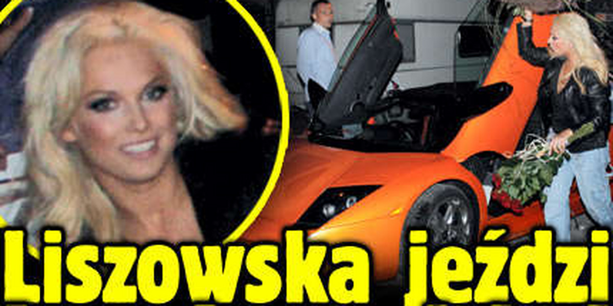 Liszowska jeździ lamborghini