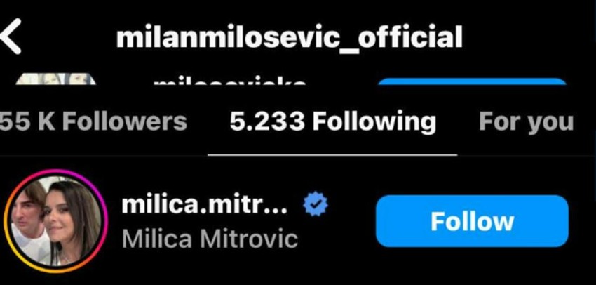 Milan zapratio Milicu