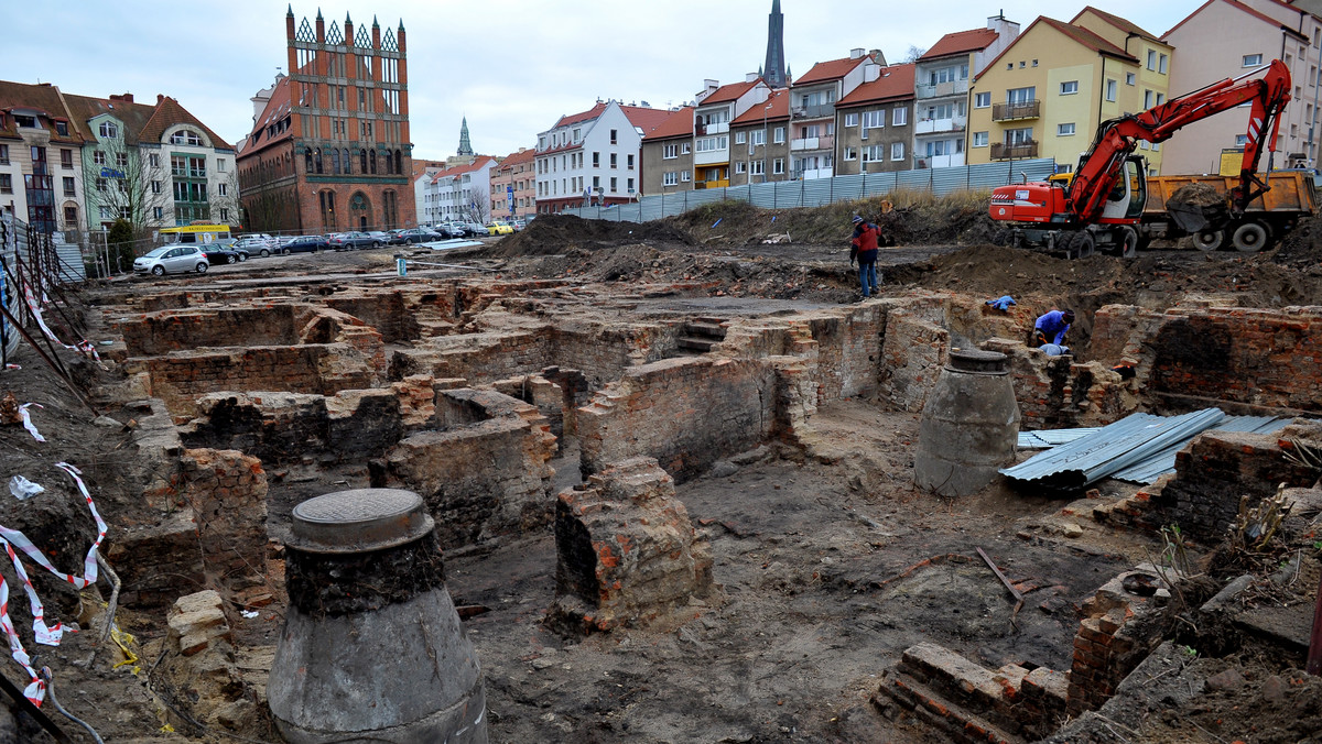 SZCZECIN PODZAMCZE WYKOPALISKA  (Wykopaliska)