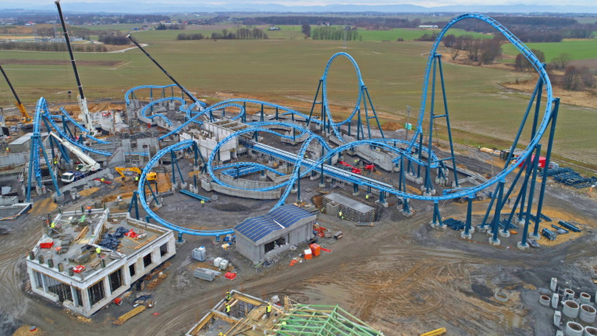 Energylandia: powstaje nowy roller coaster "Abyssus"