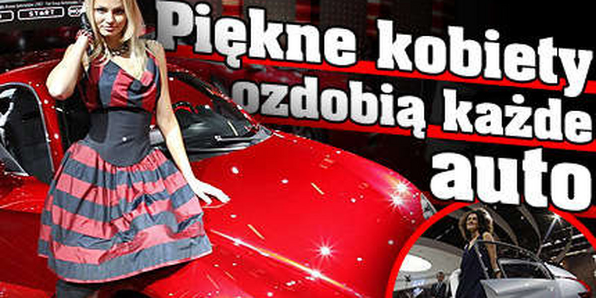 Piękne kobiety ozdobią każde auto