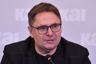 Warszawa, 14.10.2021. Dziennikarz Tomasz Terlikowski podczas debaty Katolickiej Agencji Informacyjnej pt. Po co nam ten Synod? - oczekiwania, nadzieje, obawy w siedzibie Zgromadzenia Sióstr Uczennic Boskiego Mistrza - paulistek w Warszawie. (mr) PAP/Piotr Nowak