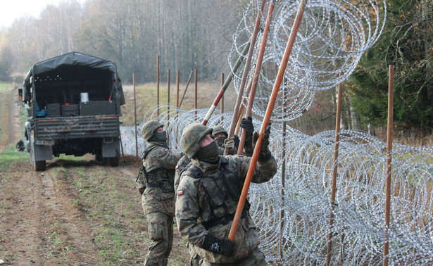 Budowa tymczasowej zapory na granicy z obwodem kaliningradzkim