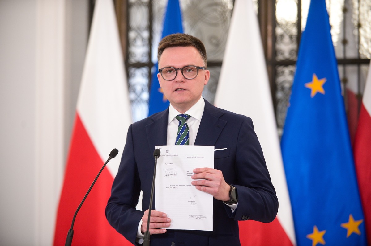Marszałek Sejmu Szymon Hołownia