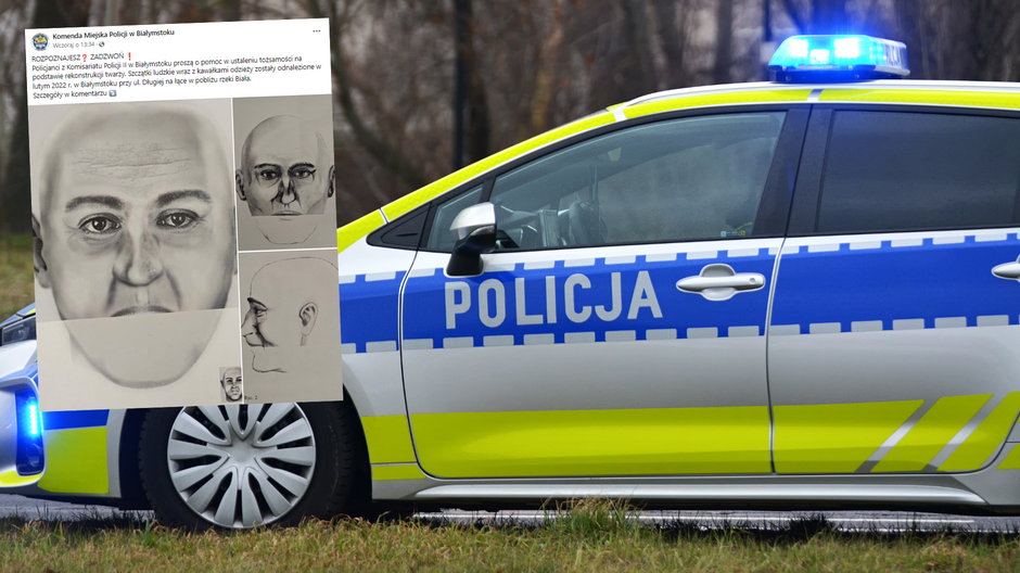 Policja prosi o pomoc w ustaleniu tożsamości mężczyzny (fot. screen: Facebook/Komenda Miejska Policji w Białymstoku)