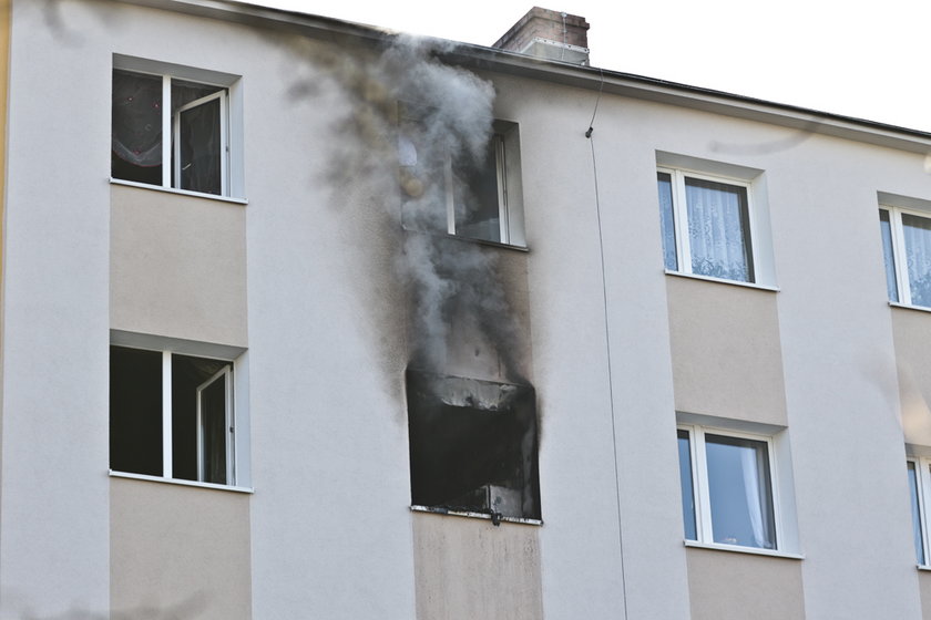 Pożar mieszkania w Zielonej Górze