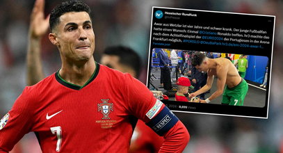 Cristiano Ronaldo spełnił życzenie śmiertelnie chorego czterolatka!