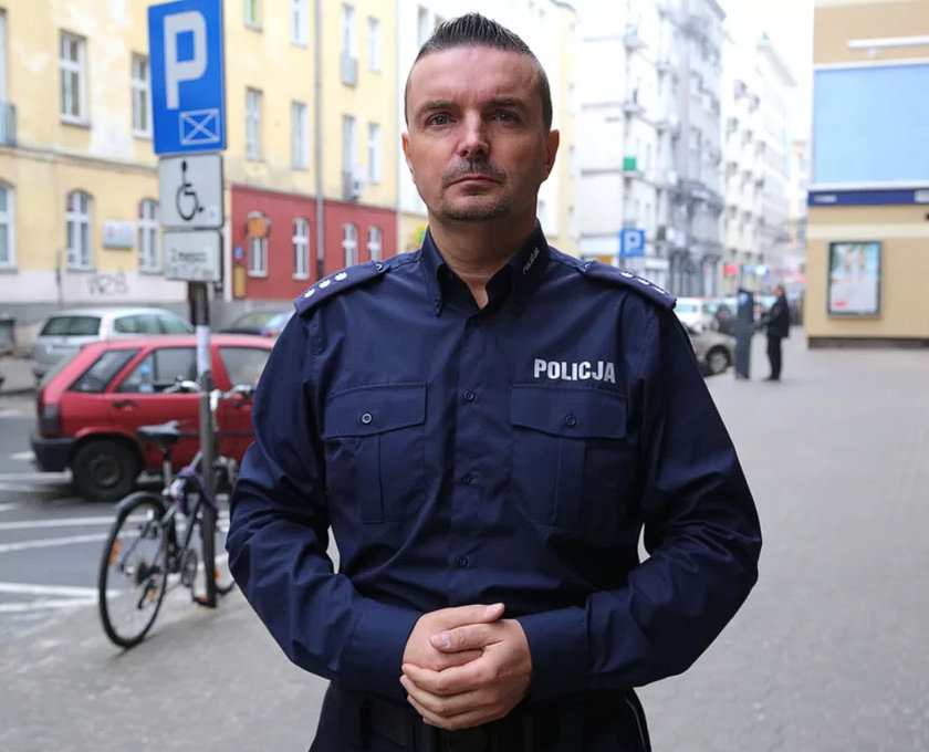 Podinsp. Robert Szumiata z Komendy Warszawa Śródmieście