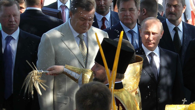 Wiktor Janukowycz i Władimir Putin