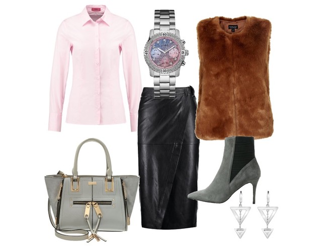 STYLIZACJE z ubraniami ze skóry