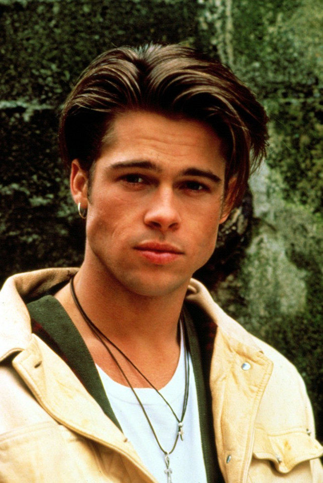 Brad Pitt w 1990 roku
