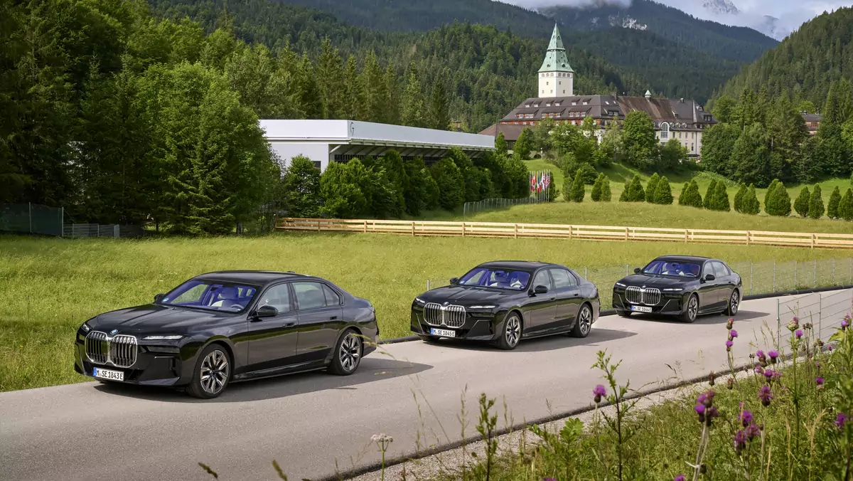 Opancerzone BMW i7 