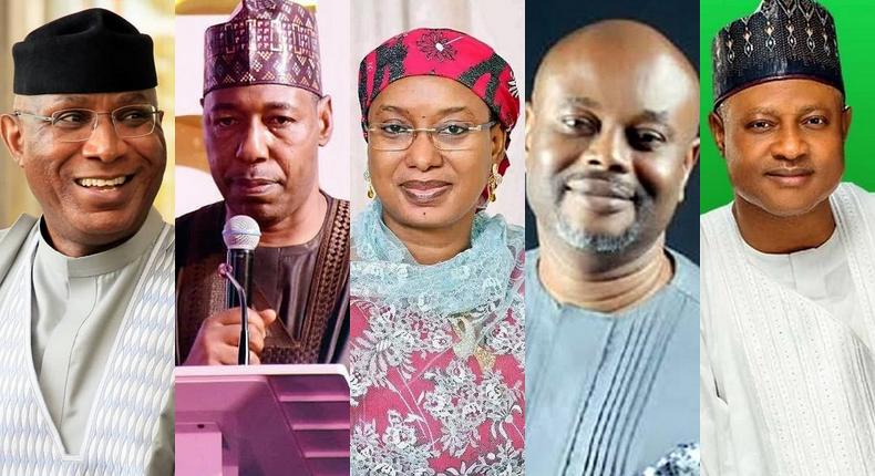 Faces of some of the 28 governorship candidates going to poll on Saturday, March 18, 2023 (Premium Times)