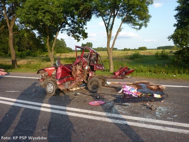 Wypadek w miejscowości Poręba-Kocęby