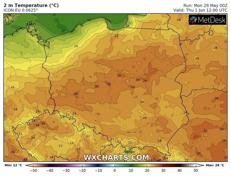 W okolicach czwartku nie wykluczamy nawet uderzenia gorąca i ponad 25 st. C