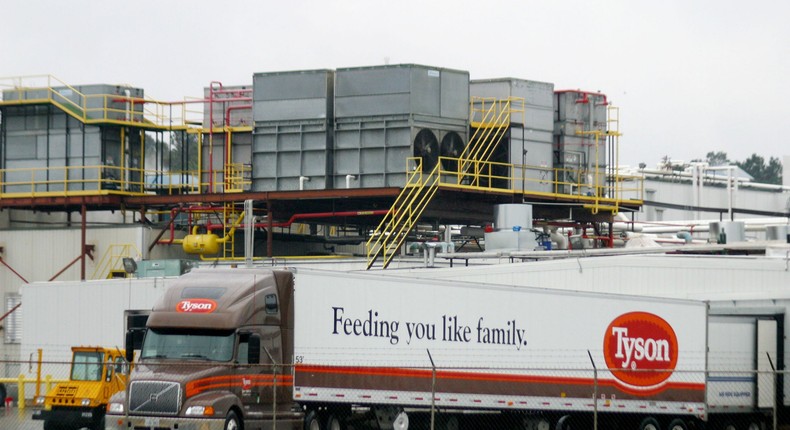 Tyson foods truck