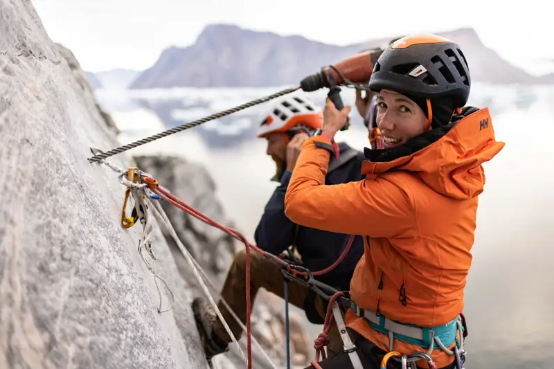 Kadr z programu &quot;Alex Honnold misja na Grenlandii&quot;