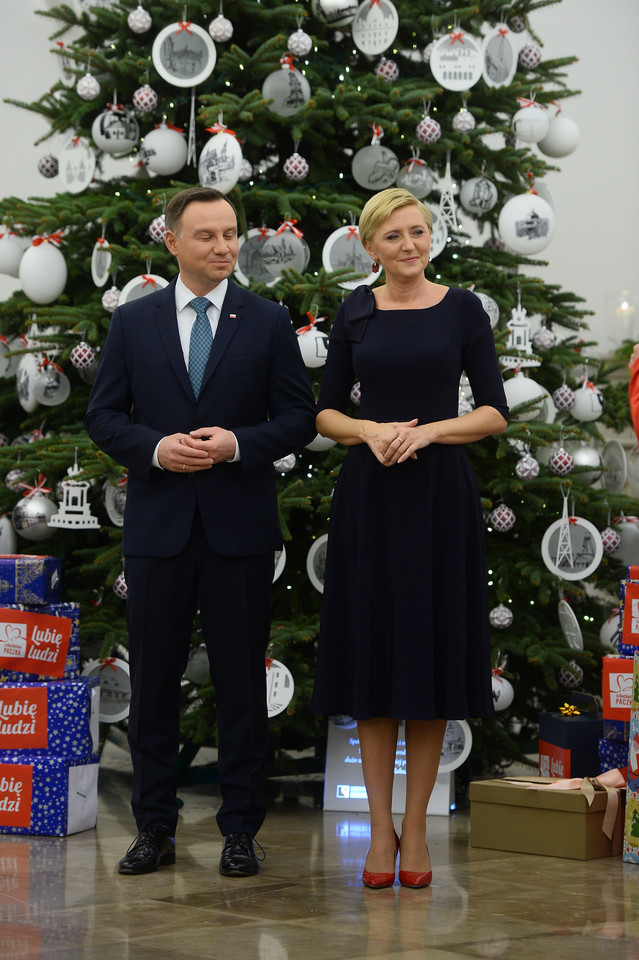 Agata Duda i Andrzej Duda wsparli Szlachetną Paczkę