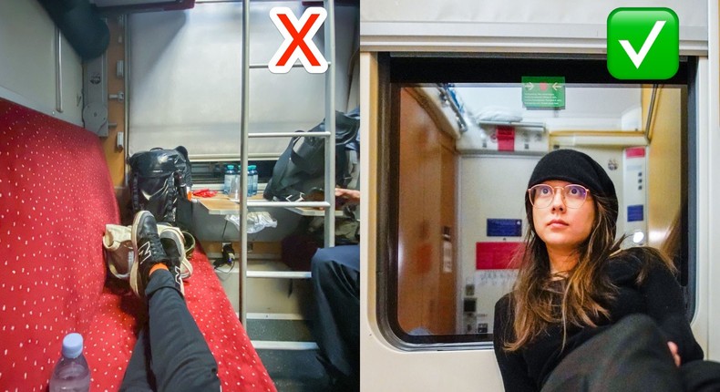 Business Insider's reporter has slept on 6 trains in private cabins and shared accommodations.Joey Hadden/Business Insider