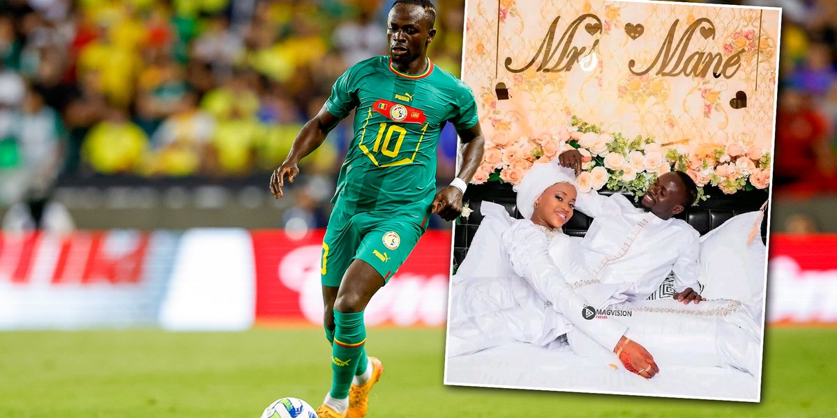 Sadio Mane grający obecnie w Al-Nassr poślubił Aishę Tambę podczas muzułmańskiej ceremonii 7 stycznia w Keur Massar.