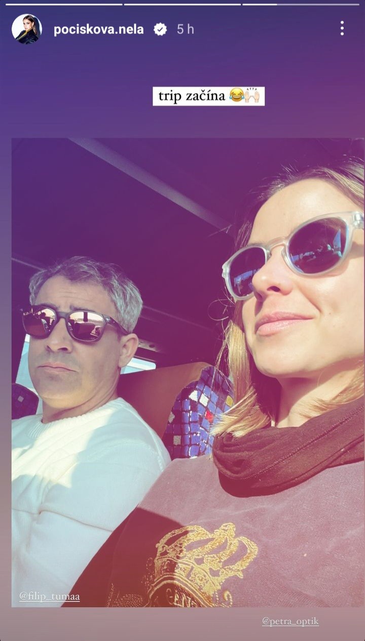 Nela Pocisková a Filip Tůma na narodeninovom výlete v Miláne.