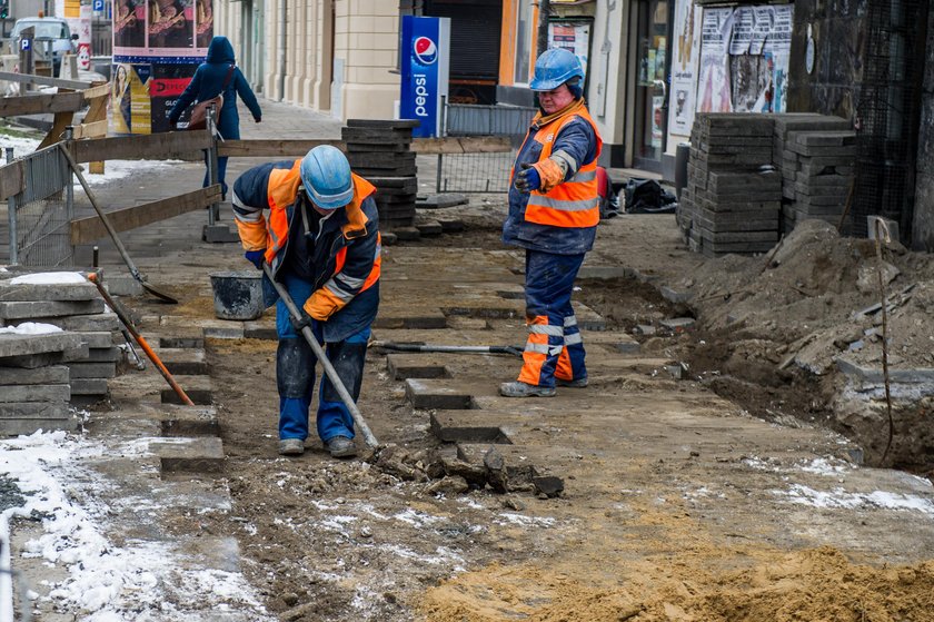 Remont na Grzegórzeckiej