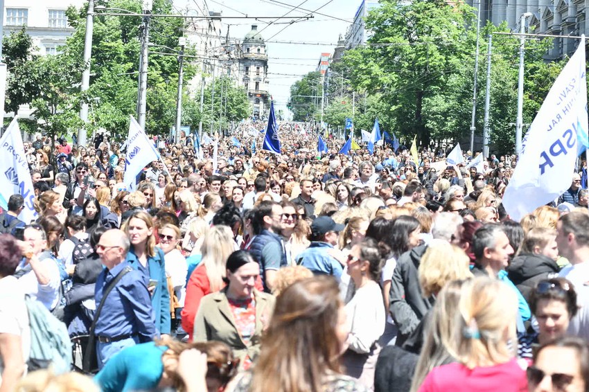Protest prosvetnih radnika