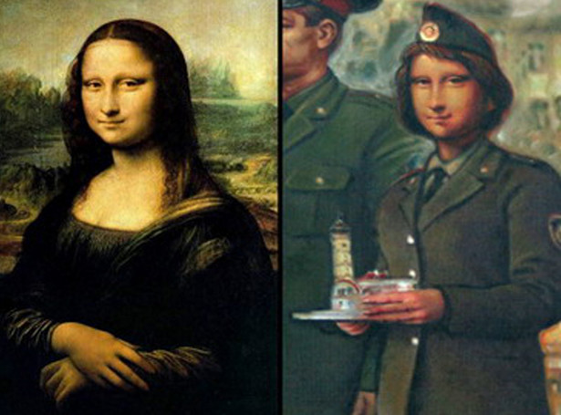 Oto białoruska Mona Lisa. W mundurze