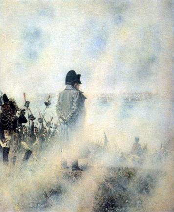 Pod Moskwą w oczekiwaniu na delegację bojarów, obraz Wasilija Wereszczagina z 1892 r. Obraz pochodzi z cyklu „Napoleon w Rosji”, któremu rosyjski malarz poświęcił ponad 10 lat życia. 