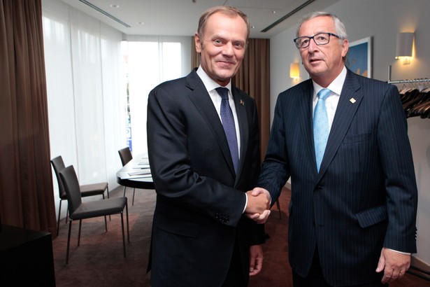 Donald Tusk i Jean Claude Juncker