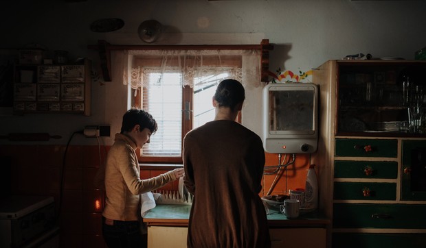 Majka i ćerka - ilustracija