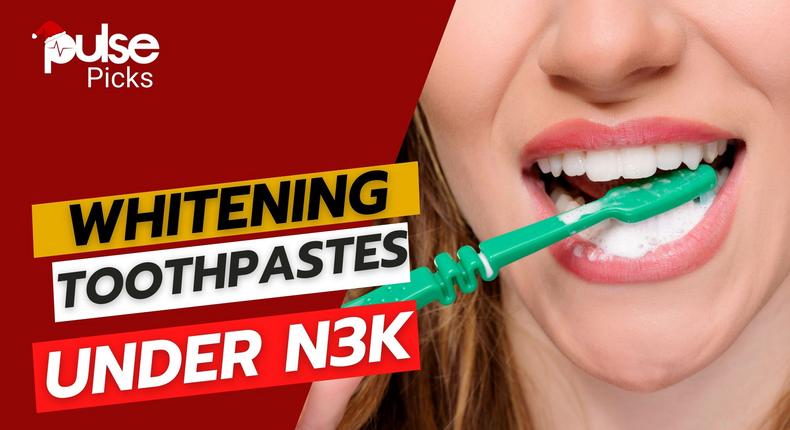4 best Whitening toothpastes under ₦3,000