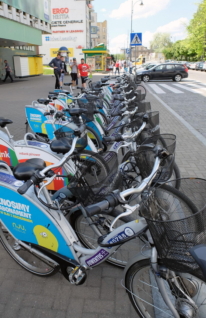 Rowery miejskie cieszą się w Białymstoku dużą popularnością