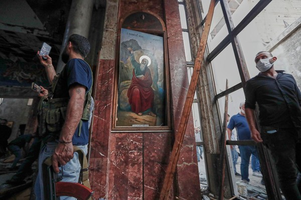 Požar u Grčkoj, ilustracija