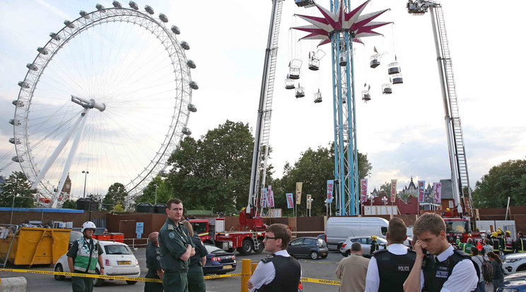 A világ legmagasabb StarFlyer hintájáról zuhant a mélybe. / Fotó: Northfoto