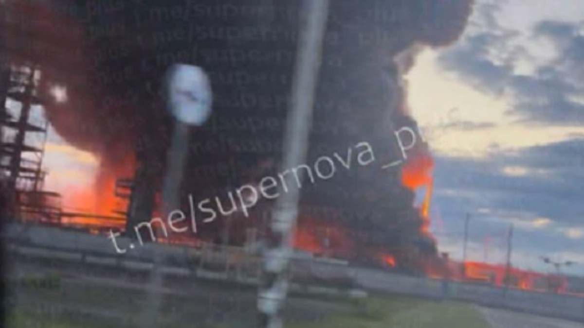 Napad na rafineriju NS-Ojl u mestu Novospaskoje, Rusija