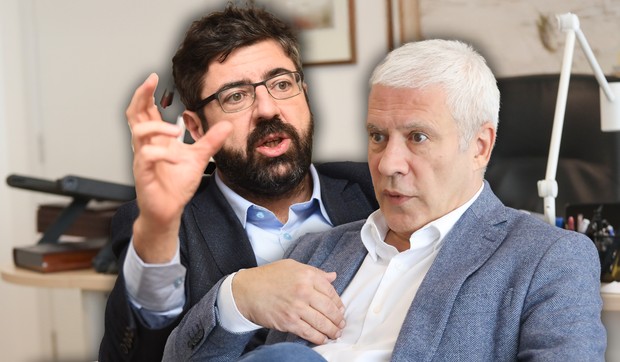 Radomir Lazović i Boris Tadić