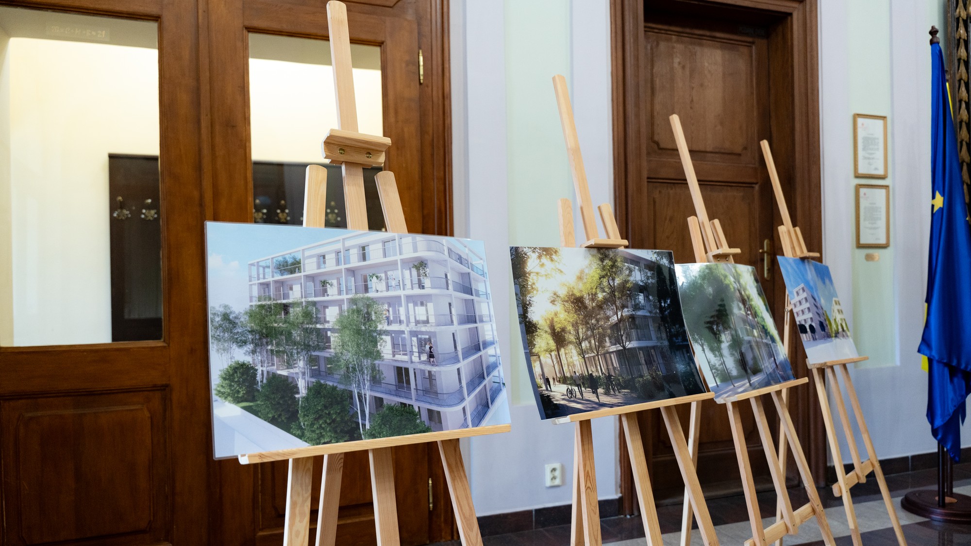 Vizualizácie plánovaných stavieb s nájomnými bytmi