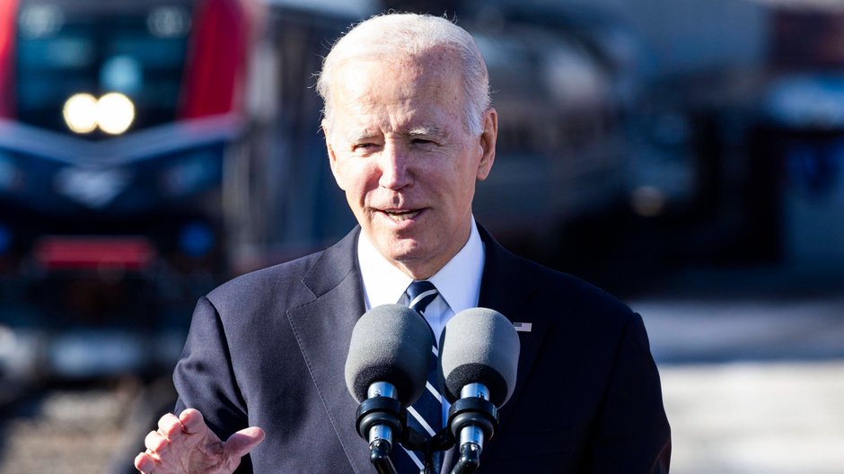 Prezydent USA Joe Biden w Baltimore, Maryland, USA, 30 stycznia 2023 r. 