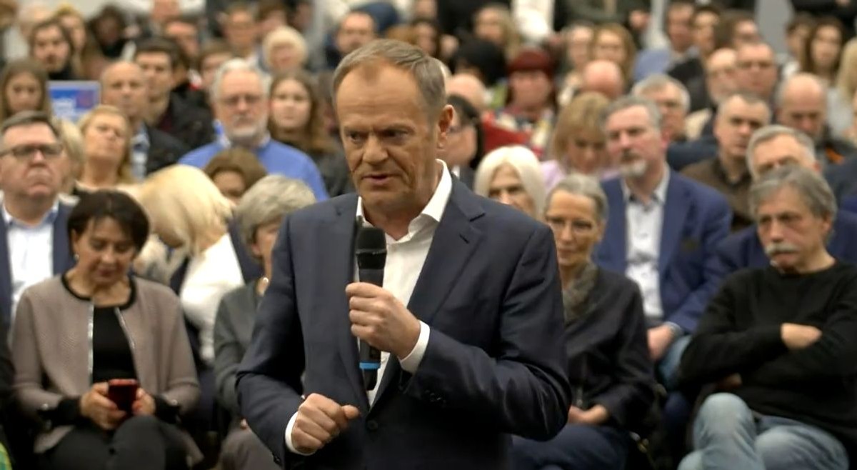 Donald Tusk w Rokietnicy