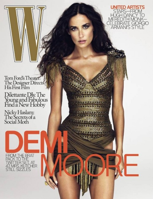 Demi Moore na okładce W Magazine