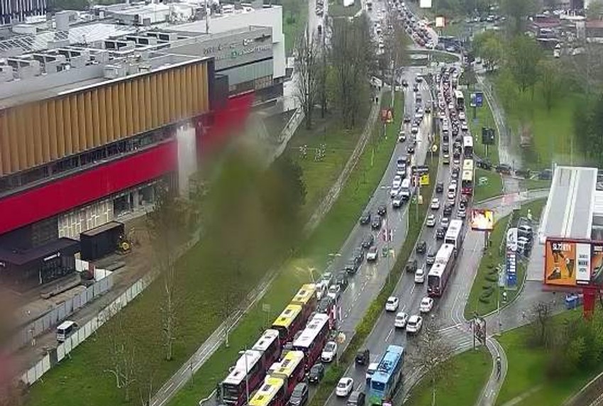 Kružni tok na Novom Beogradu