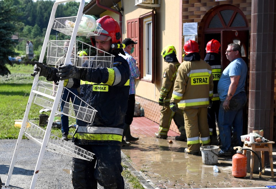 Podtopienia na Podkarpaciu. Hadle Szklarskie