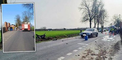 Strażak umierał na oczach kolegów. Wcześniej ratował motocyklistę. Szok w Płonnem