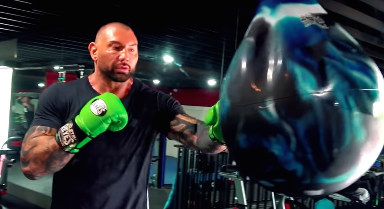 Dave Bautista Takes on an MMA Conditioning Workout