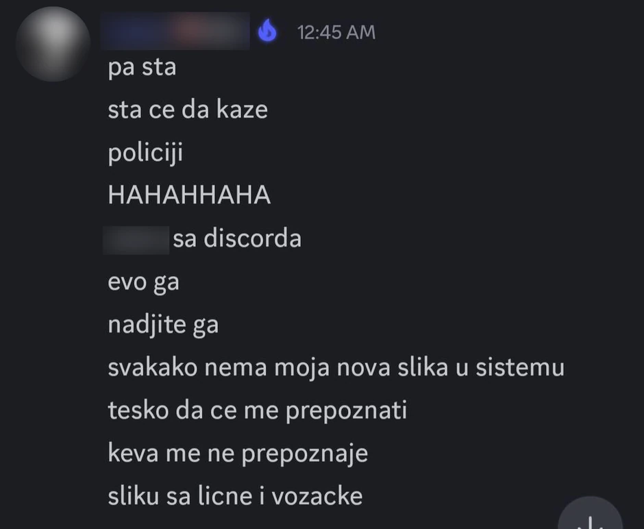 "Ne mogu mi ništa, nema moje slike"