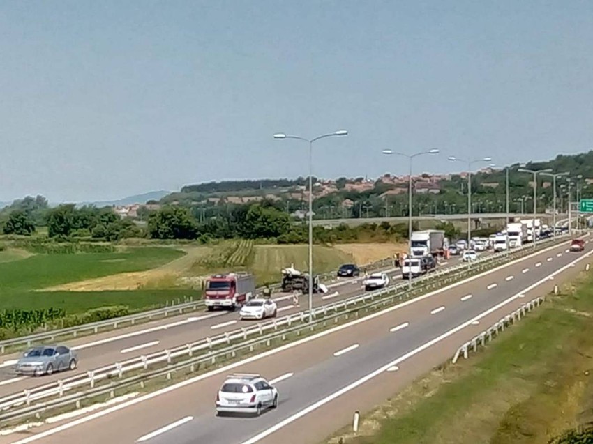Nesreća na auto-putu Beograd-Niš