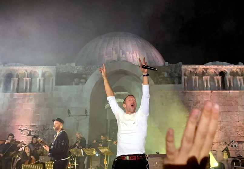 Coldplay zagrał niezwykły koncert w Ammanie. Zobacz zdjęcia ze stolicy Jordanii [FOTO]